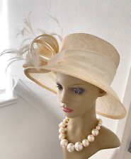 HAT Wedding Formal by ELEGANCE Satin Band Lovely