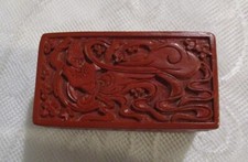 Vintage Chinese Red Cinnabar