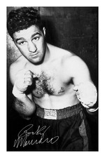 Rocky Marciano A4 Signed Photo
