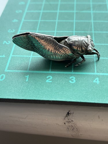 Antique french lucky cicada - french,