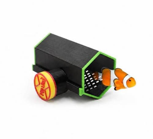 Printed fluorescent green - printed,
