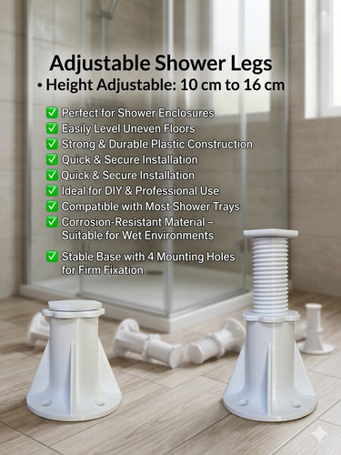 Shower adjustable legs - shower,