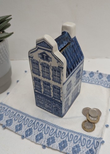 Vintage blue and white delft - blue,
