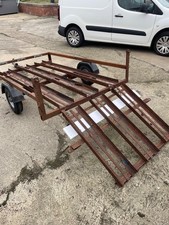 3 BIKE MOTORCYCLE Motorbike TRAILER Drop down ramp. New wheels fitted.