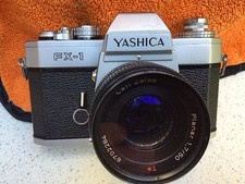 Yashica Fx1 Electro 35mm Camera with Carl Zeiss Lense And sky Filter