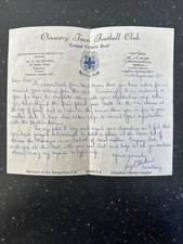 1970 Oswestry Town Official Club Letter