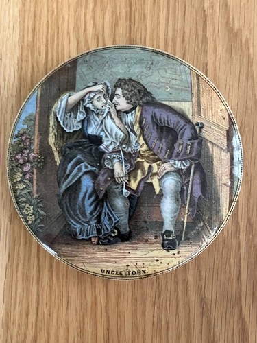 Prattware colour victorian pot - prattware,