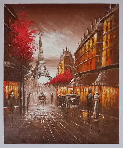 Original signed oil painting - original,