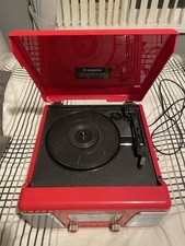 Steepletone Authentic Record Player Turntable Vinyl 3 Speed