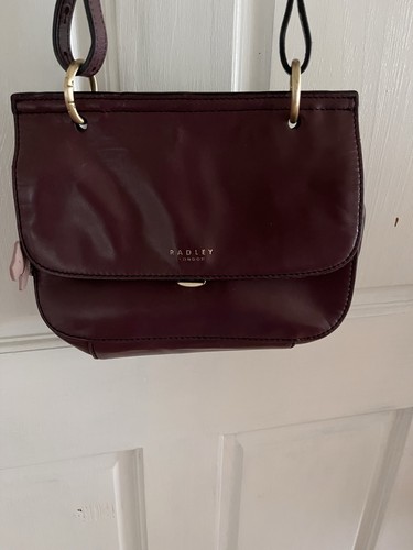 Radley burgundy leather cross - leather,