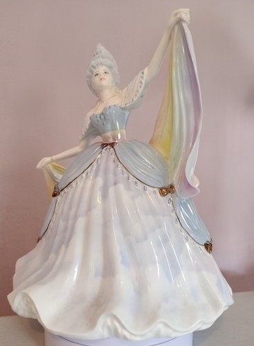 Coalport porcelain figurine - coalport,