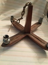 vintage ? antique wooden 4 arm