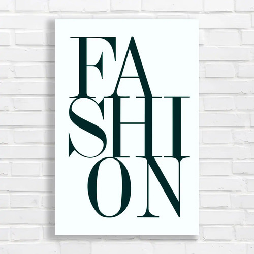 Minimalist typography teal - typography,