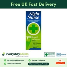 Night Nurse Liquid 160ml | Relieves Cough, Congestion & Aids Restful Sleep