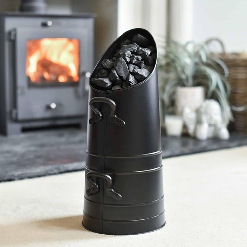 Sleek black coal - coal, hod