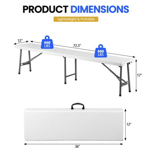 6ft plastic folding - plastic,