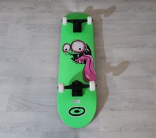 Osprey Complete Double Kick Skateboard 31" x 8" Maple Deck Green Monster Face