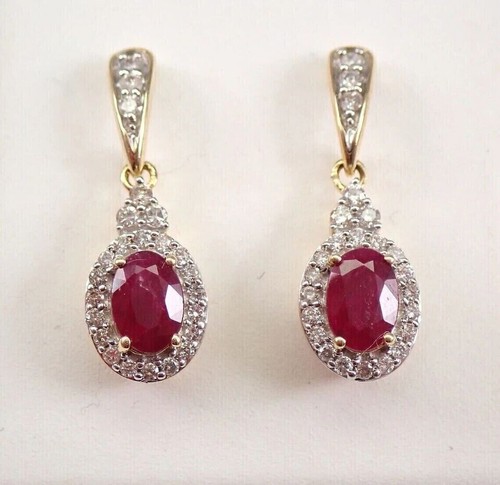 Oval lab created red - 2, ruby