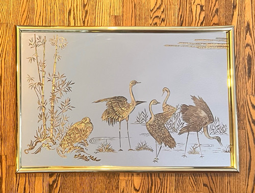 Vintage chinoiserie reverse - vintage,