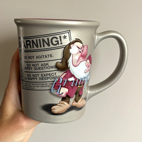 Disney grumpy warning novelty - disney,