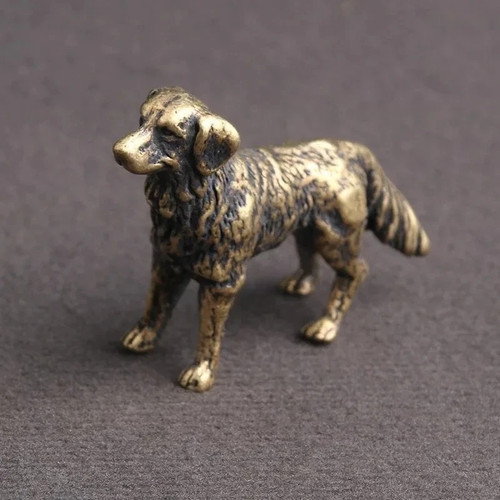Vintage style copper hound - copper, dog
