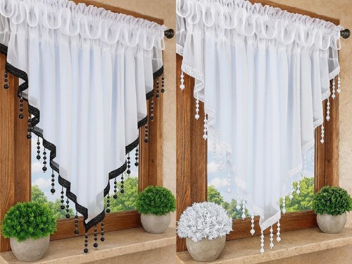 Decorative voile window - voile,