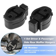 2pcs Front Muffler Rubber