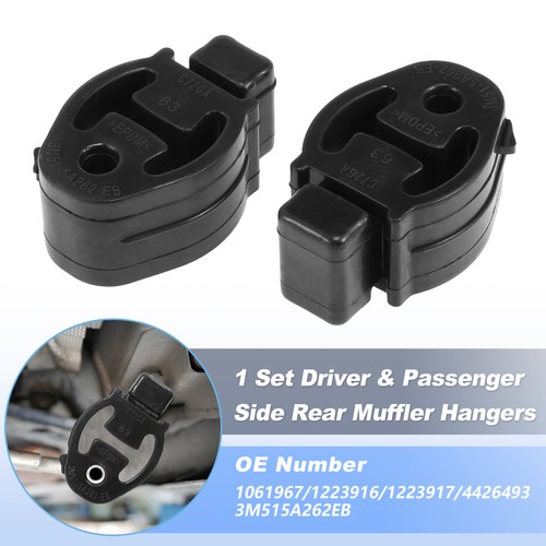 2pcs front muffler rubber - 2pcs,