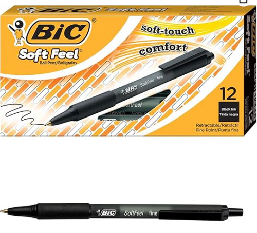 Bic soft feel ballpoint pens - bic,