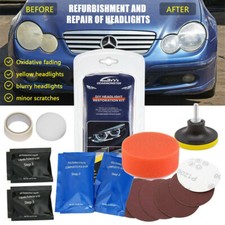 Car Headlight Restoration Kit Head Light Polish Repair Set Headlamp Polishing UK