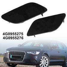 For Audi A6 C7.5 15-18 Front Bumper Headlight Washer Jet Spray Nozzle Cover Cap