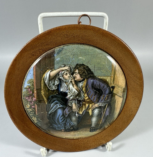 Pratt prattware pot - prattware, ,uncle