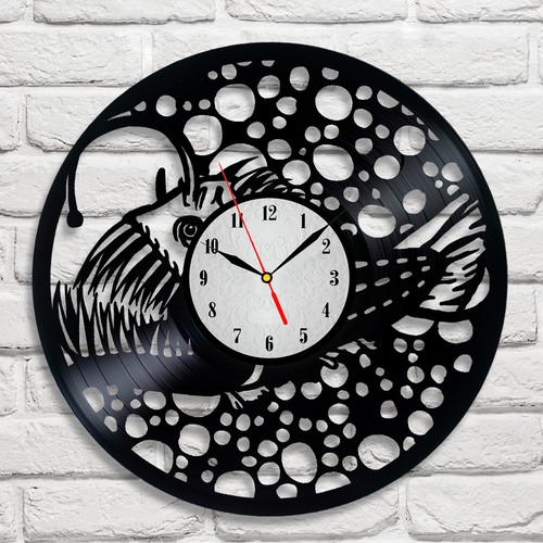 Deep sea fish design - deep, vinyl