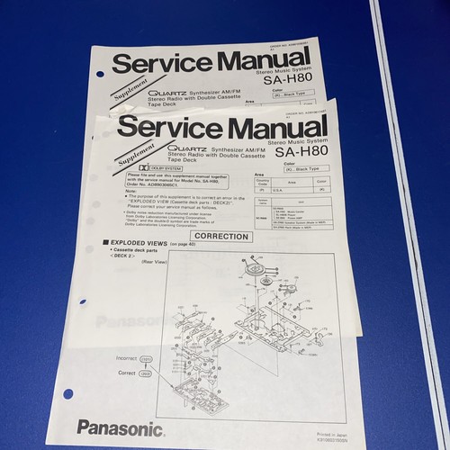 Panasonic service manual - service,