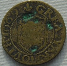 1669 great yarmouth copper - 1669,