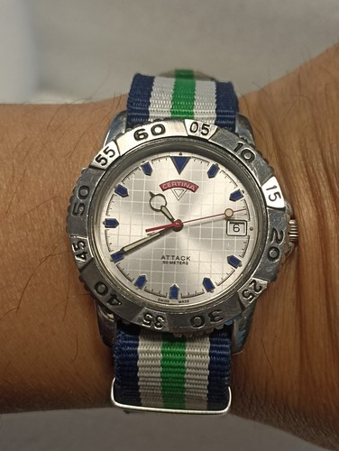 Certina attack watch working - certina,