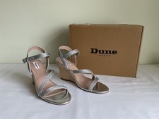 Dune Kaia Silver Rope Wedge