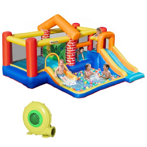 Outsunny kids bouncy castle - kids,