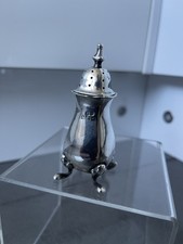 Antique Silver Pepper Shaker 