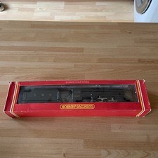 HORNBY R.325 L.M.S BLACK 2-8-0 CLASS 8F TENDER LOCO EXCELLENT TESTED, POOR BOX