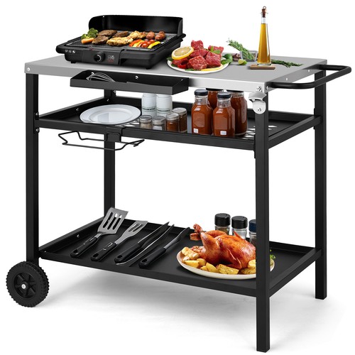 New tier pizza oven - oven, table
