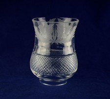 Edinburgh Crystal “THISTLE” Replacement Shade - 4-3/8" Tall