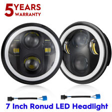 2PC 7" LED Headlight w/ Halo