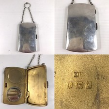 Antique Solid Silver Compact