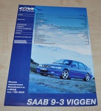 Saab 9-3 Viggen Brochure