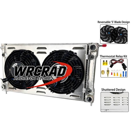 Cooling radiator shroud - cooling, radiator+shroud