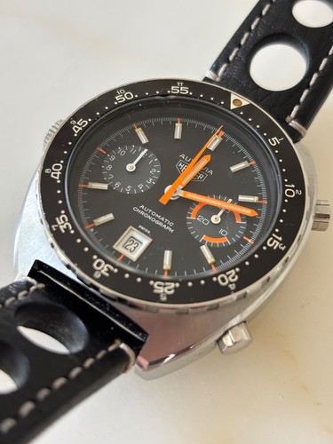 Heuer autavia orange boy - heuer,