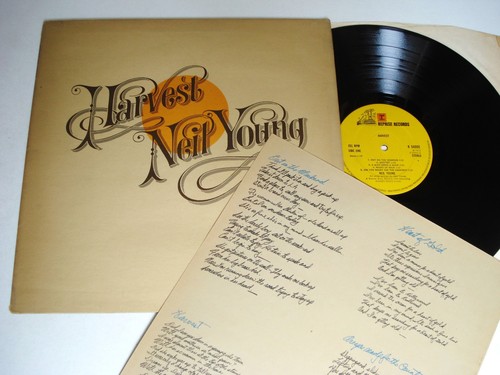 Neil young harvest insert - neil,