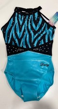 New Girls Gymnastic Darcy Leotard Size 30 CLA
