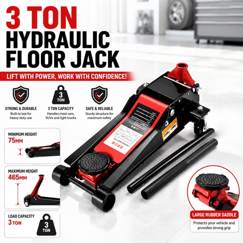 Trolley jack ton tonne low - trolley, 3